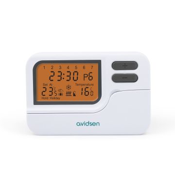 Thermostat programmable filaire pour chauffage ou climatisation - Avidsen - reconditionné