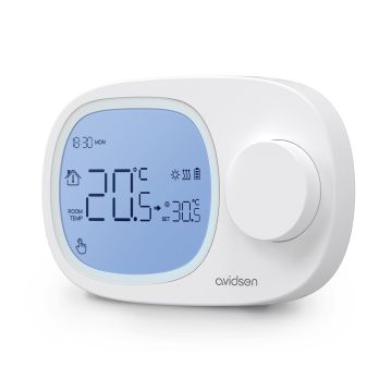 Thermostat filaire programmable pour chaudière, pompe à chaleur et climatisation non réversible - 103960 - Avidsen Thermostat filaire programmable pour chaudière, pompe à chaleur et climatisation non réversible - 103960 - Avidsen