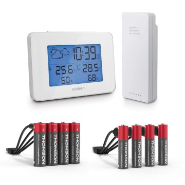 Station météo rétroéclairée + piles