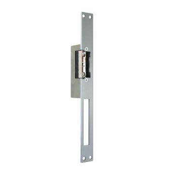 Gâche électrique encastrable passage de serrure droite-gauche levier de déblocage Weca 90 - Extel - 109031