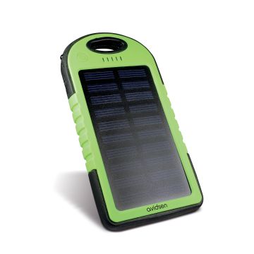 Batterie de secours portable solaire 10 heures d'autonomie alerte batterie faible mini-torche intégrée - Avidsen - 112776