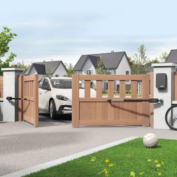 Motorisation pour portail à battants - bras télescopiques - Styrka 320T - Avidsen - 114301