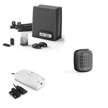Motorisation connectée Avidsen OREA550 pour portail coulissant avec digicode