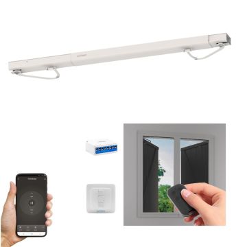 Motorisation connectée pour volet battant Avidsen Home Open W + 1 interrupteur filaire 