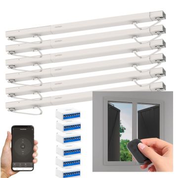Lot de 6 motorisations connectée pour volet battant Avidsen Home Open W