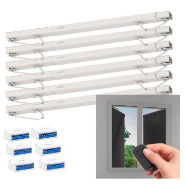 Lot de 6 motorisations connectée pour volet battant Avidsen Home Open W