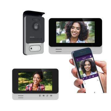 Visiophone filaire connecté smartphone avec 2 écrans - WelcomeEye Connect 2