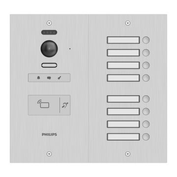 Platine de rue pro 8 noms - WelcomeHive 2 - Philips - 531063