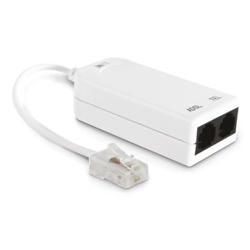 Filtre ADSL avec prise réseau RJ 45 - Extel - 622124