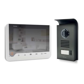 Visiophone 2 fils 7" avec mémoire de passage effet miroir et double commande Ice - Extel - 720306