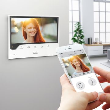 Visiophone 7 pouces connecté à votre smartphone - Connect - Extel