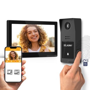 Visiophone filaire connecté avec accès par empreinte digitale - Digital Connect - Extel - 720335