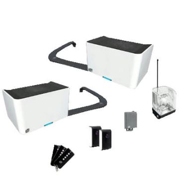 Extel BORA - Motorisation portail battants (kit à bras 440kg - 4m)