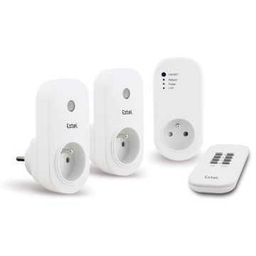 EasyDomo 300 - Kit 3 prises télécommandées wifi int + télécommande