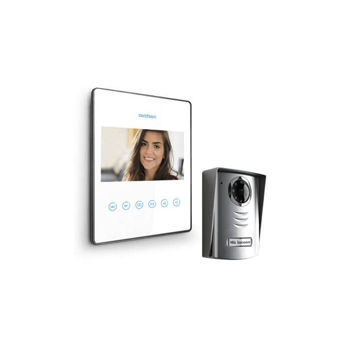 Visiophone extra plat Luta 2+ Blanc - 112211G - Avidsen