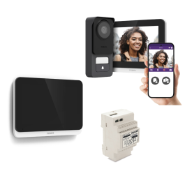 Philips WelcomeEye Connect 3 - Interphone Vidéo Tactile Connecté 3K, Wi-Fi, Compatible Alexa - NEUF