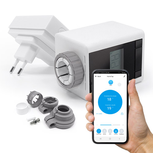 Vanne thermostatique + passerelle wifi connectée