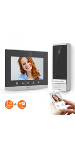Interphone vidéo Philips Welcome Hive PRO pour 4 appartements - Visiophonie