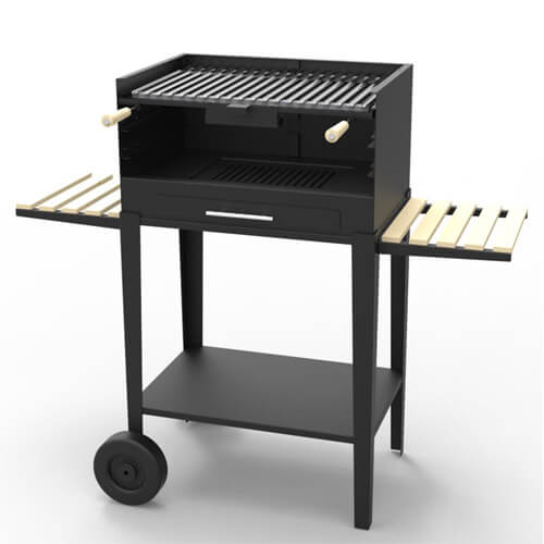 Barbecue artisanal sur chariot - BV-11