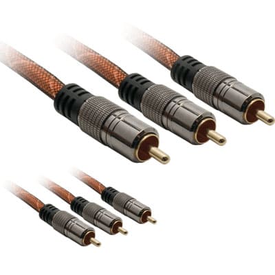 Image of Cable 3 RCA mâles / 3 RCA mâles (blindé - 3 m.) 10