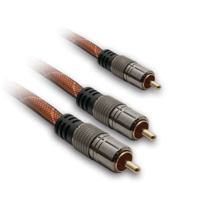 Image of Cable 1 RCA mâle / 2 RCA mâles (blindé - 5 m.) 8